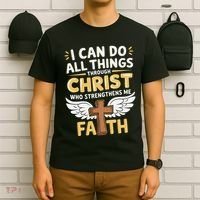 Can Do All Things Through Christ Who Strengthens Me T-Shirt thumb 6