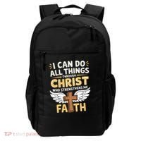 Can Do All Things Through Christ Who Strengthens Me Backpack thumb 0