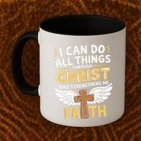 Can Do All Things Through Christ Who Strengthens Me Coffee Mug thumb 2