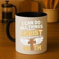 Can Do All Things Through Christ Who Strengthens Me Coffee Mug thumb 4