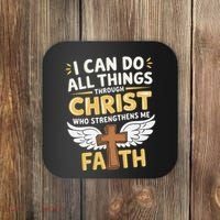 Can Do All Things Through Christ Who Strengthens Me Coaster thumb 0
