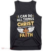 Can Do All Things Through Christ Who Strengthens Me Tank Top thumb 0