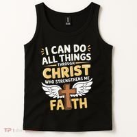 Can Do All Things Through Christ Who Strengthens Me Tank Top thumb 2