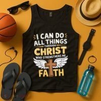 Can Do All Things Through Christ Who Strengthens Me Tank Top thumb 4