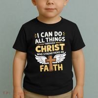 Can Do All Things Through Christ Who Strengthens Me Toddler T-Shirt thumb 2