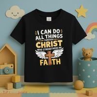 Can Do All Things Through Christ Who Strengthens Me Toddler T-Shirt thumb 3