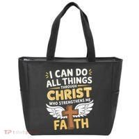 Can Do All Things Through Christ Who Strengthens Me Tote Bag thumb 0