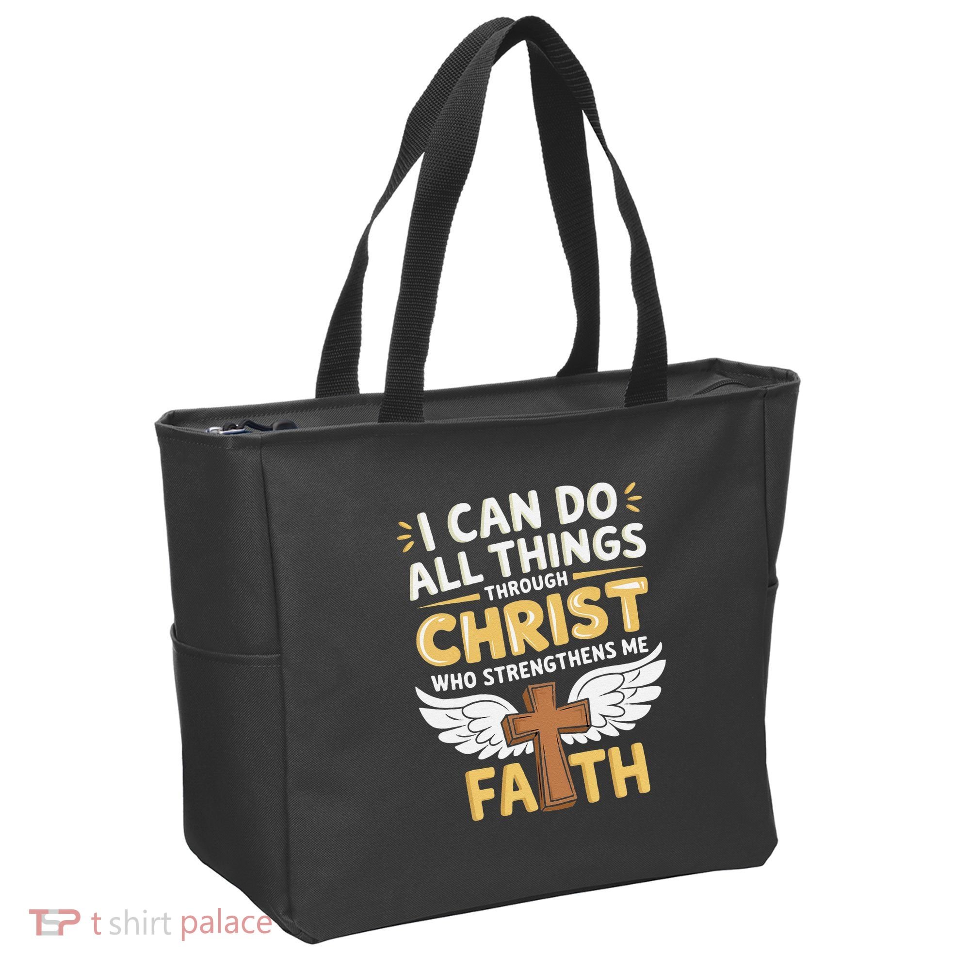 Can Do All Things Through Christ Who Strengthens Me Tote Bag