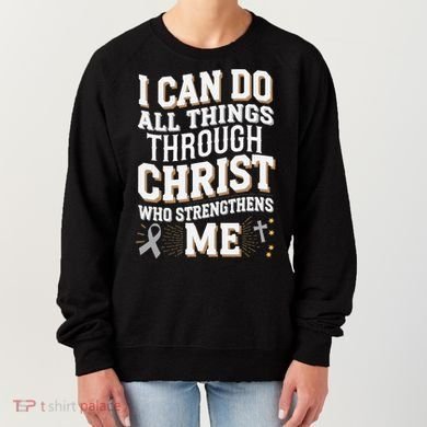 Can Do All Things Through Christ Asthma Awareness Women's Sweatshirt