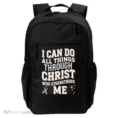 Can Do All Things Through Christ Asthma Awareness Backpack