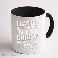 Can Do All Things Through Christ Asthma Awareness Coffee Mug thumb 1