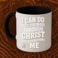 Can Do All Things Through Christ Asthma Awareness Coffee Mug thumb 2