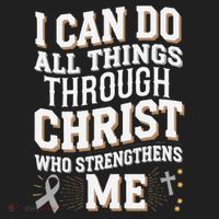 Can Do All Things Through Christ Asthma Awareness Tumbler thumb 3