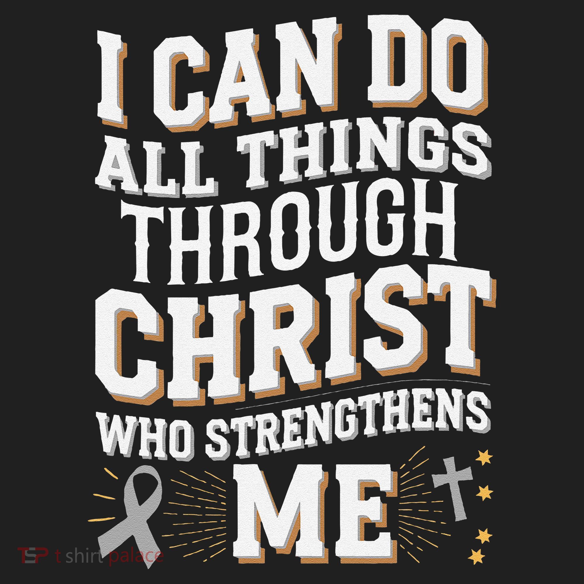 Can Do All Things Through Christ Asthma Awareness Tumbler