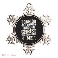 Can Do All Things Through Christ Asthma Awareness Ornament thumb 0