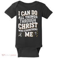 Can Do All Things Through Christ Asthma Awareness Baby Bodysuit thumb 0