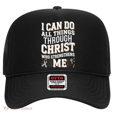 Can Do All Things Through Christ Asthma Awareness Hat