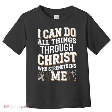Can Do All Things Through Christ Asthma Awareness Toddler T-Shirt