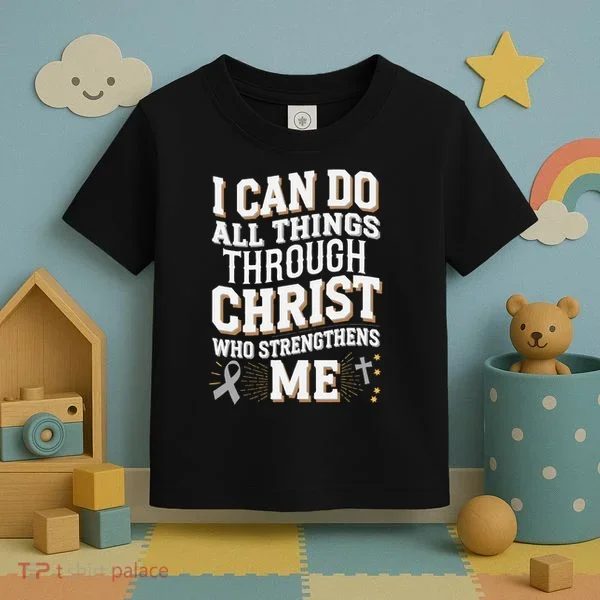 Can Do All Things Through Christ Asthma Awareness Toddler T-Shirt