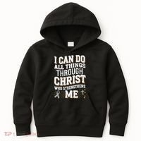 Can Do All Things Through Christ Asthma Awareness Kids Hoodie thumb 0