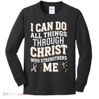 Can Do All Things Through Christ Asthma Awareness Kids Long Sleeve Shirt thumb 0