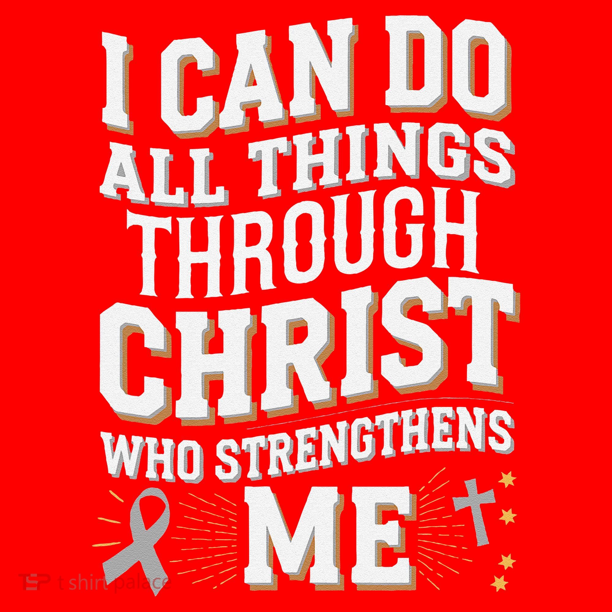 Can Do All Things Through Christ Asthma Awareness Santa Hat
