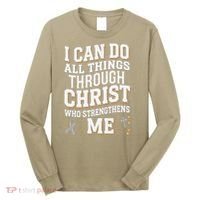Can Do All Things Through Christ Asthma Awareness Long Sleeve Shirt thumb 0