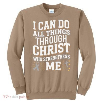 Can Do All Things Through Christ Asthma Awareness Sweatshirt