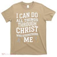 Can Do All Things Through Christ Asthma Awareness T-Shirt thumb 0