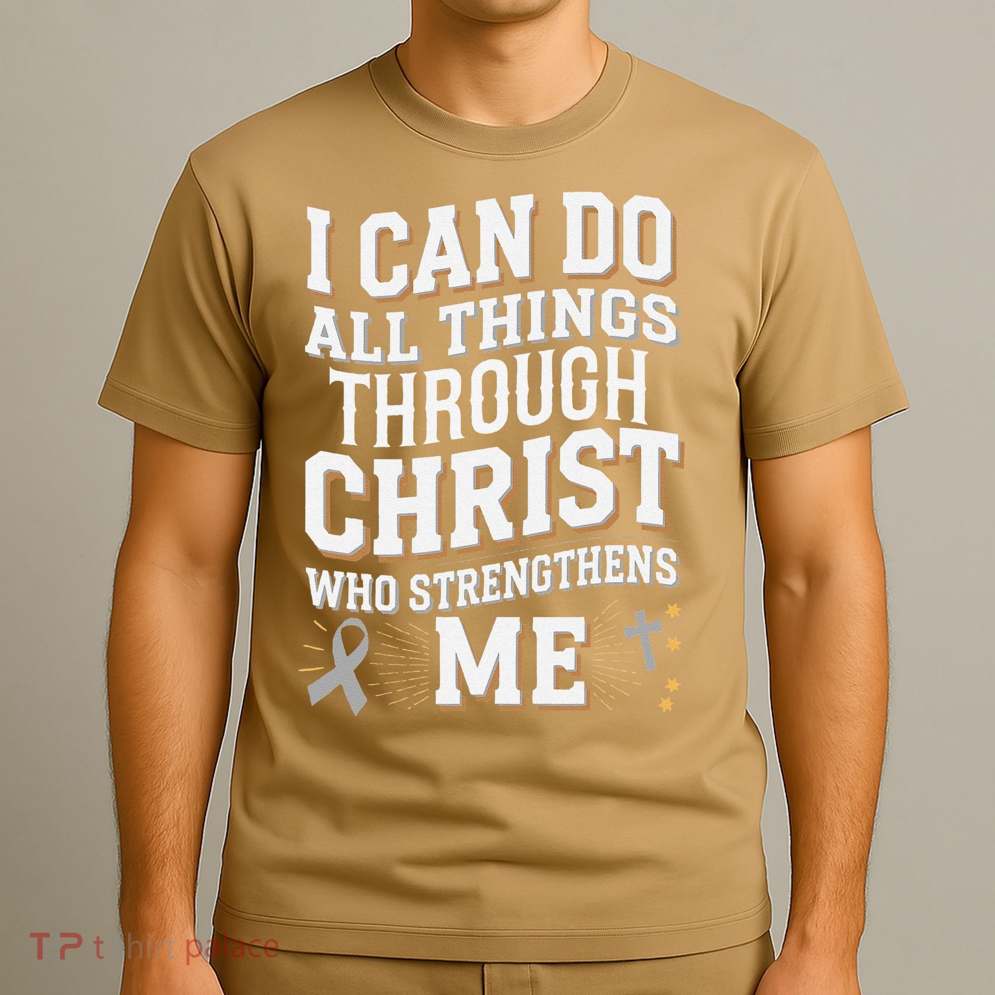 Can Do All Things Through Christ Asthma Awareness T-Shirt