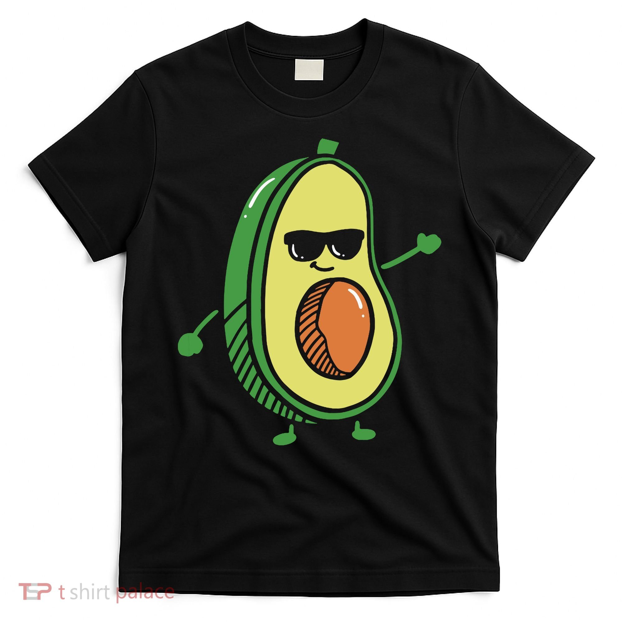 Cute Dancing Avocado Guacamole Avocado Graphics T-Shirt
