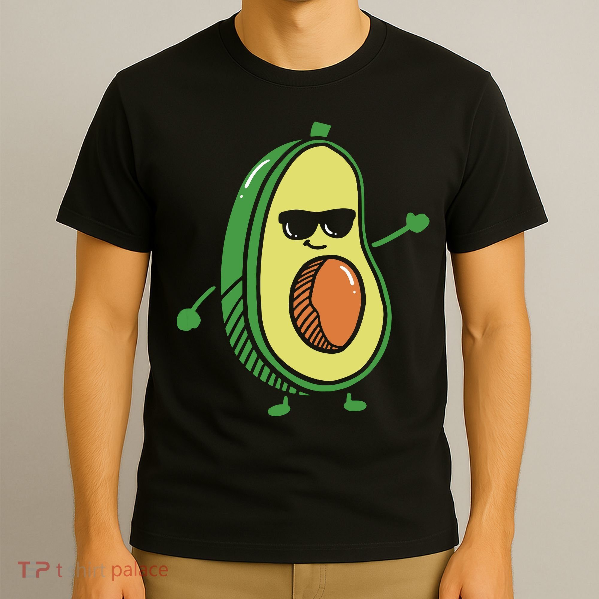 Cute Dancing Avocado Guacamole Avocado Graphics T-Shirt