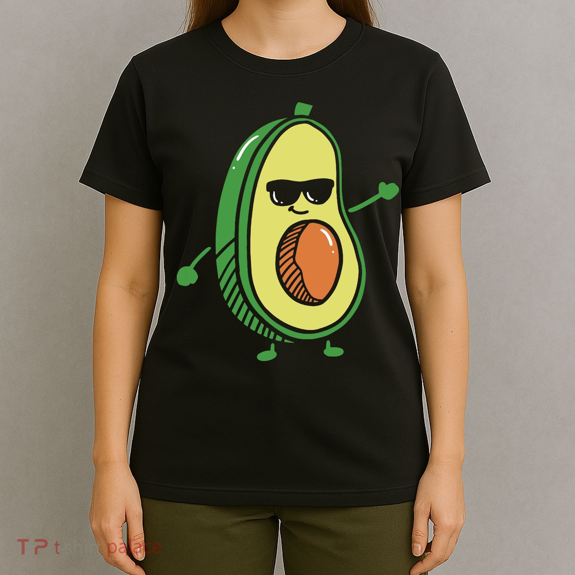 Cute Dancing Avocado Guacamole Avocado Graphics T-Shirt