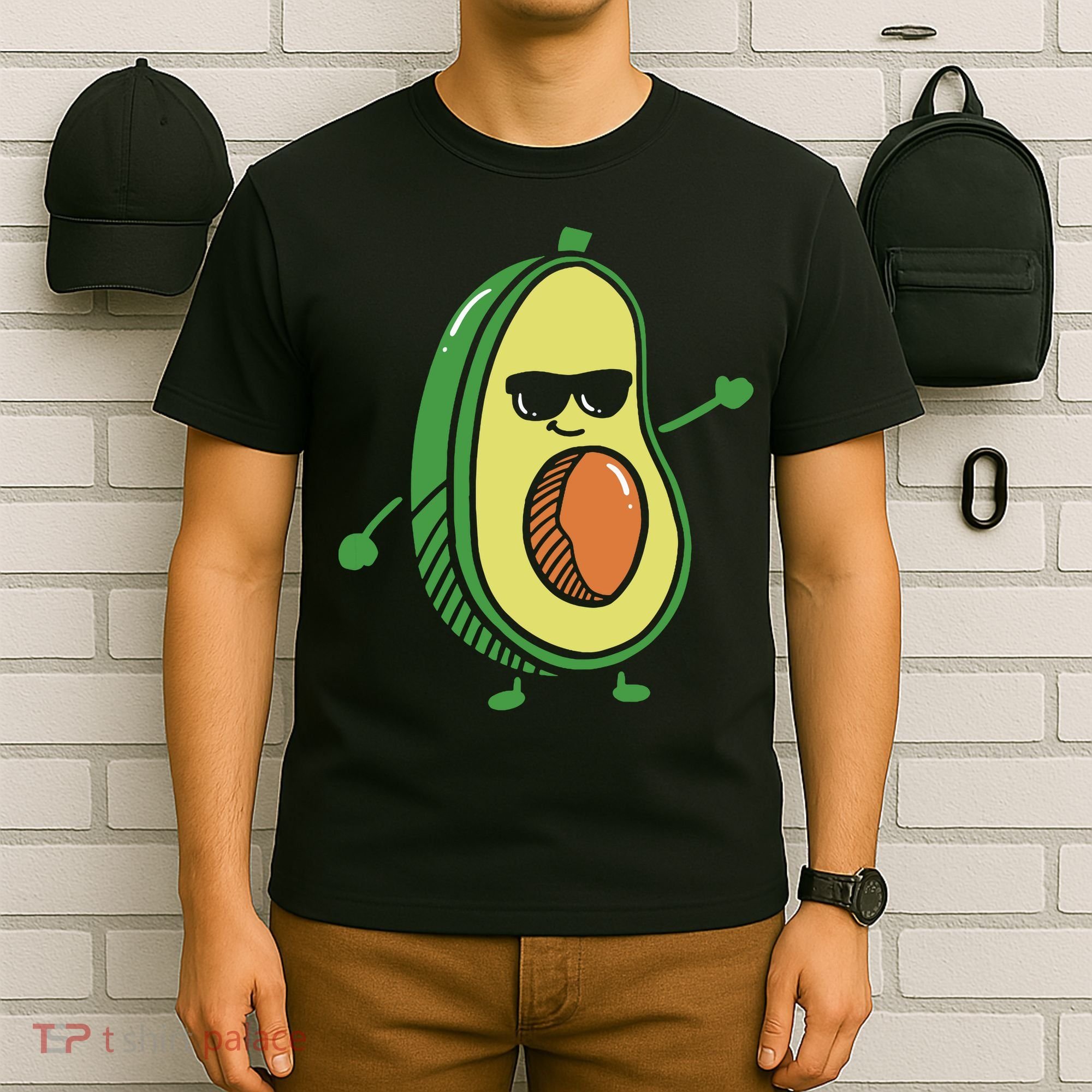 Cute Dancing Avocado Guacamole Avocado Graphics T-Shirt
