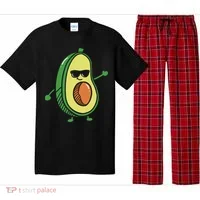Cute Dancing Avocado Guacamole Avocado Graphics Pajama Set thumb 0