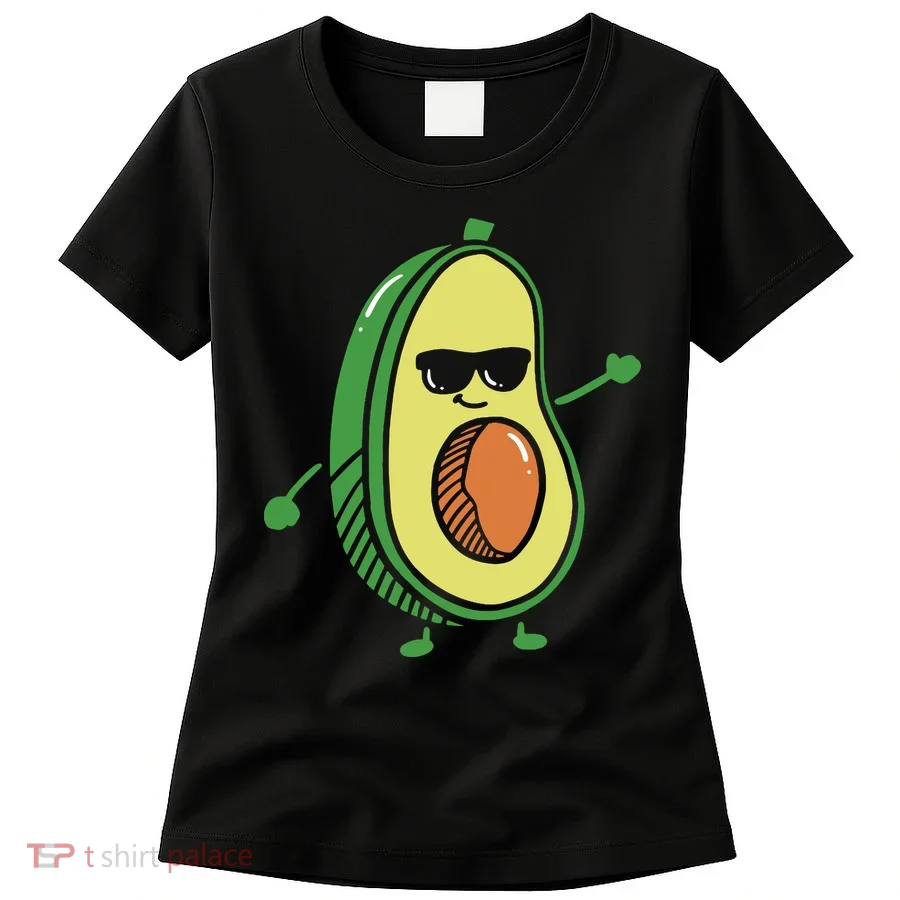 Cute Dancing Avocado Guacamole Avocado Graphics Women's T-Shirt