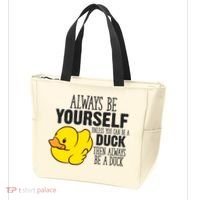 Cute Duck Always Be Yourself Unless You Can Be A Duck Gift Tote Bag thumb 3