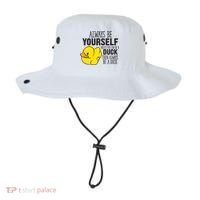 Cute Duck Always Be Yourself Unless You Can Be A Duck Gift Bucket Hat thumb 0