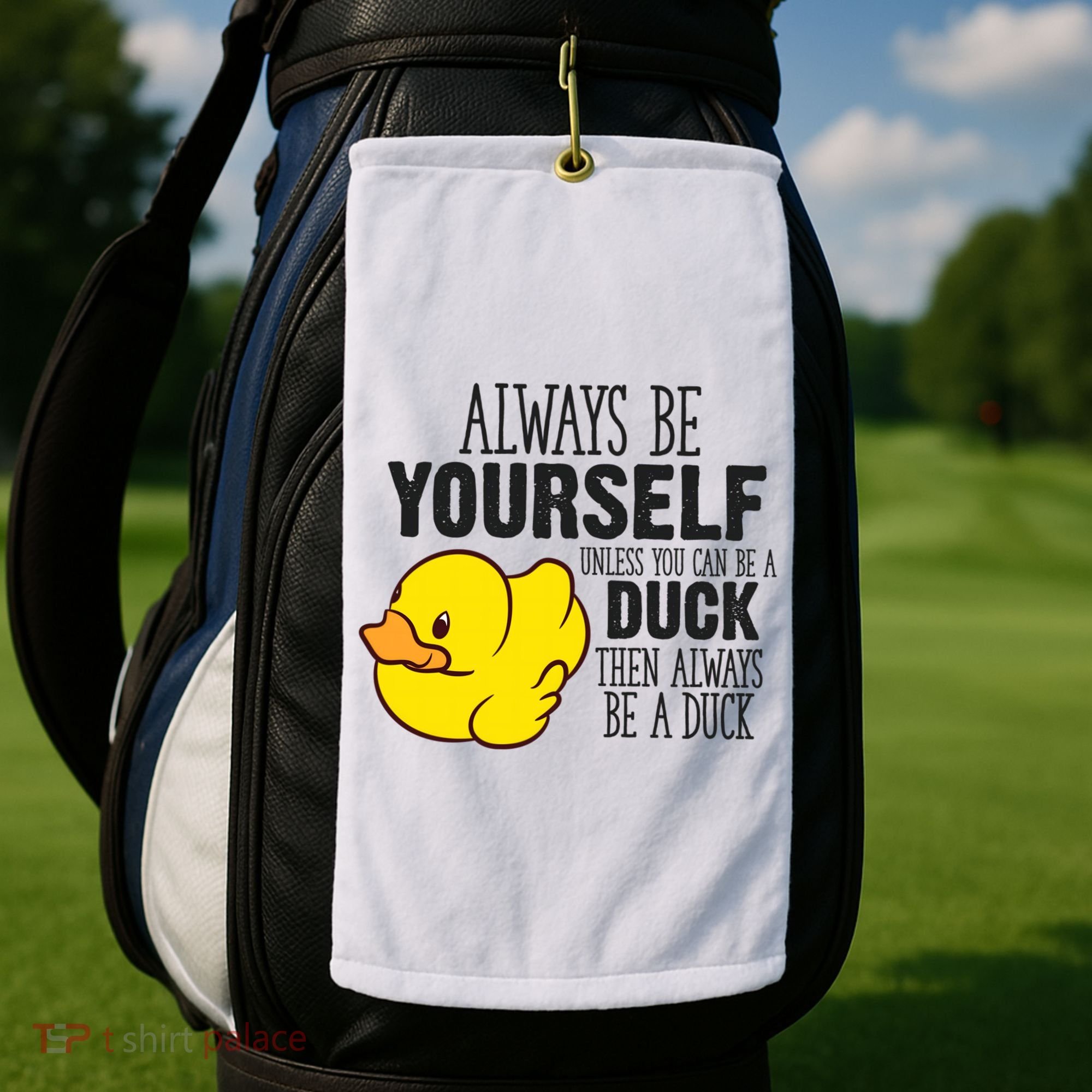 Cute Duck Always Be Yourself Unless You Can Be A Duck Gift Golf Towel