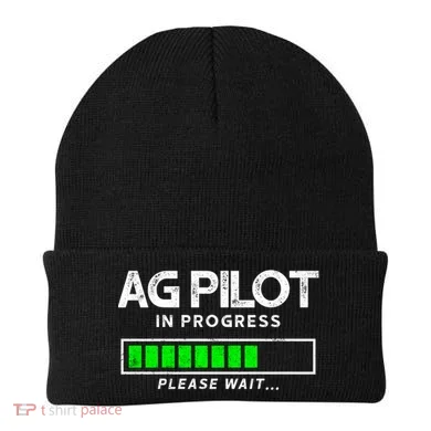 Crop Duster Ag Pilot In Progress Please Wait… Gift Beanie