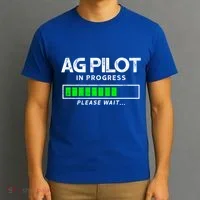 Crop Duster Ag Pilot In Progress Please Wait… Gift T-Shirt thumb 3