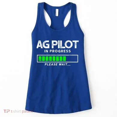 Crop Duster Ag Pilot In Progress Please Wait… Gift Women's Tank Top