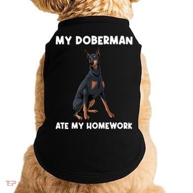 Cool Doberman Art For Dog Breed Doberman Pinscher Doggie Tank