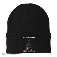 Cool Doberman Art For Dog Breed Doberman Pinscher Beanie thumb 0