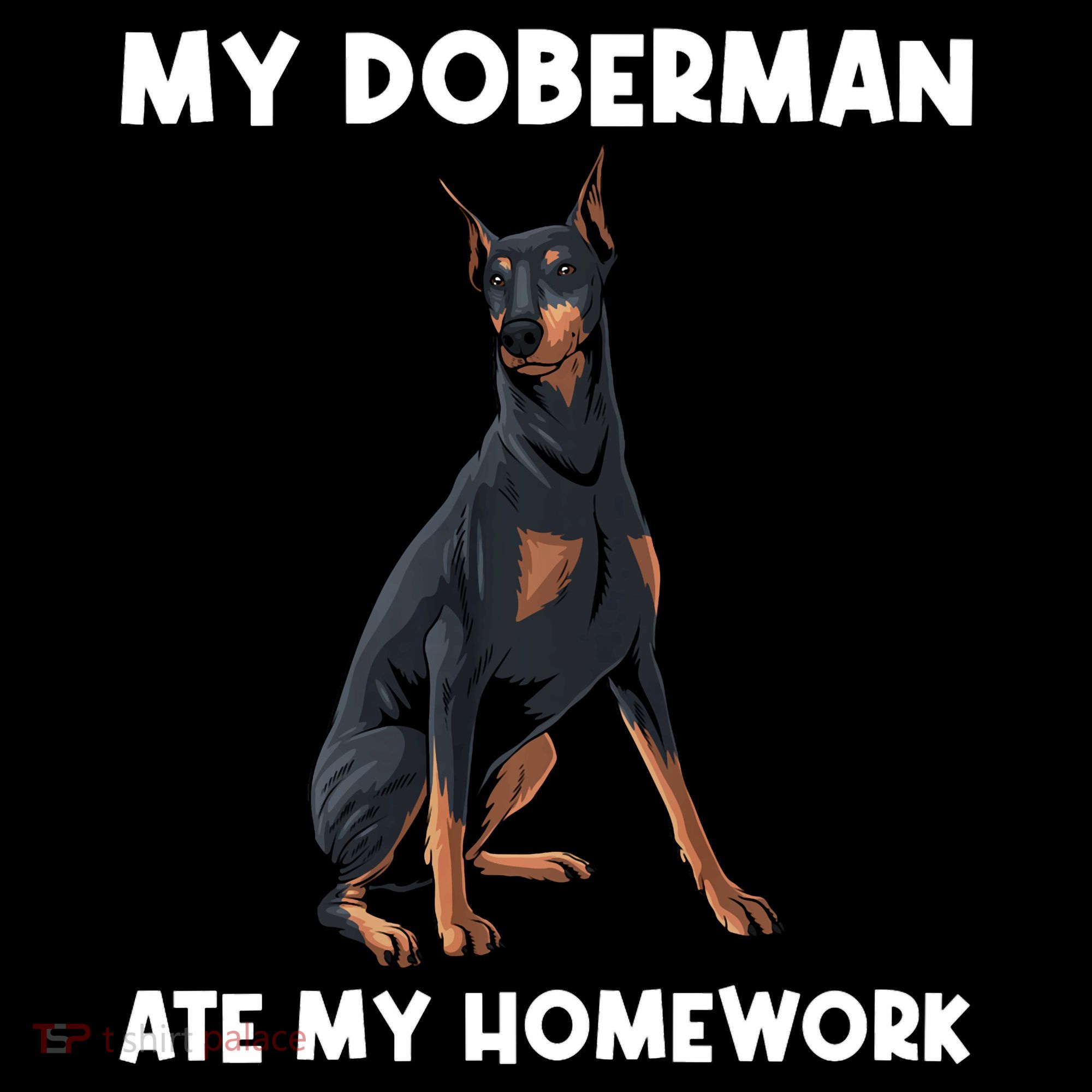 Cool Doberman Art For Dog Breed Doberman Pinscher Women's Hoodie