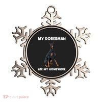 Cool Doberman Art For Dog Breed Doberman Pinscher Ornament thumb 0