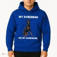 Cool Doberman Art For Dog Breed Doberman Pinscher Hoodie thumb 2