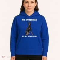 Cool Doberman Art For Dog Breed Doberman Pinscher Hoodie thumb 5