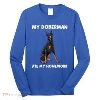 Cool Doberman Art For Dog Breed Doberman Pinscher Long Sleeve Shirt thumb 0