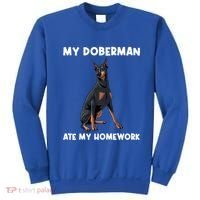 Cool Doberman Art For Dog Breed Doberman Pinscher Sweatshirt thumb 0